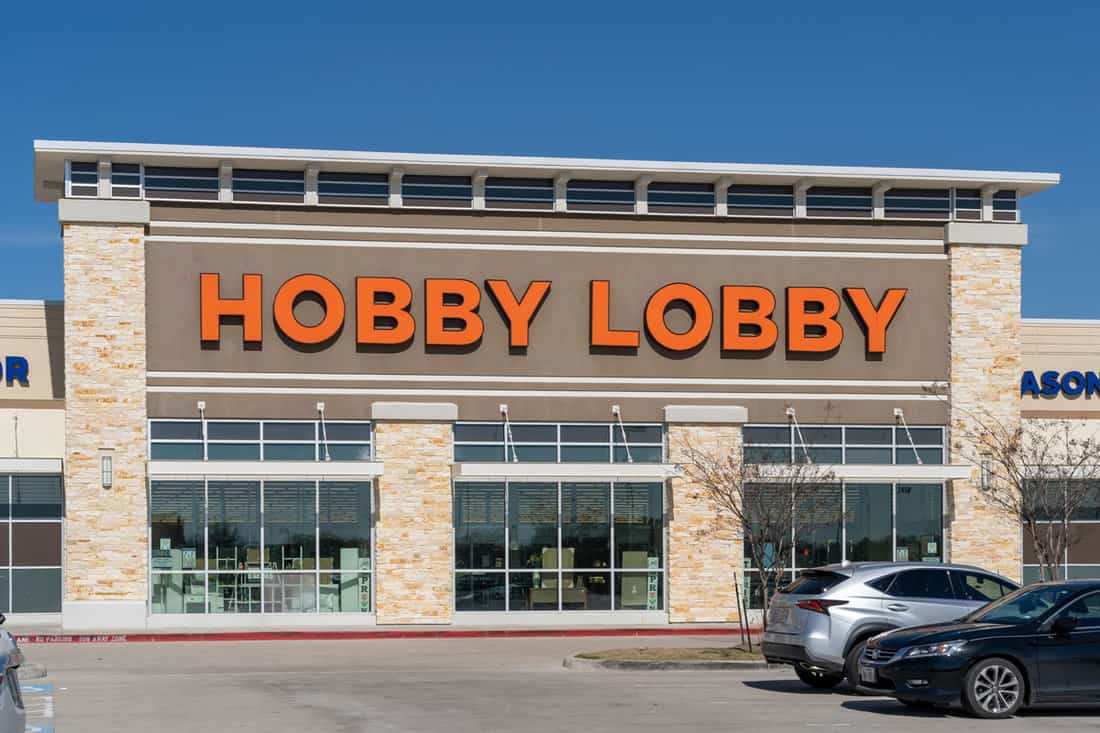 A Hobby Lobby store in Pearland, Texas, USA