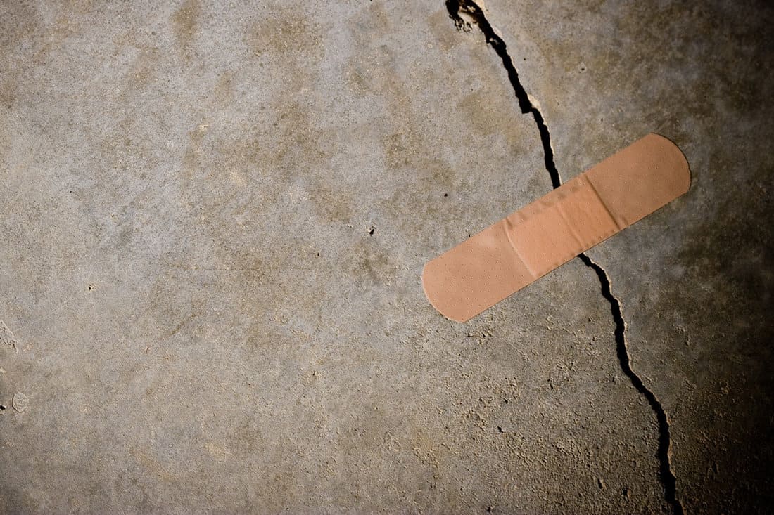 A bandage to cover a crack