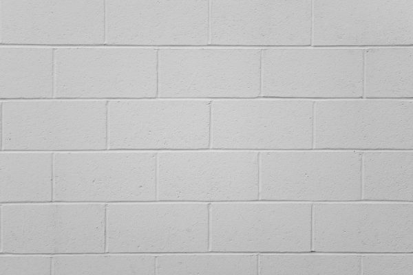 A white cinder black wall - How To Cover An Exterior Cinder Block Wall