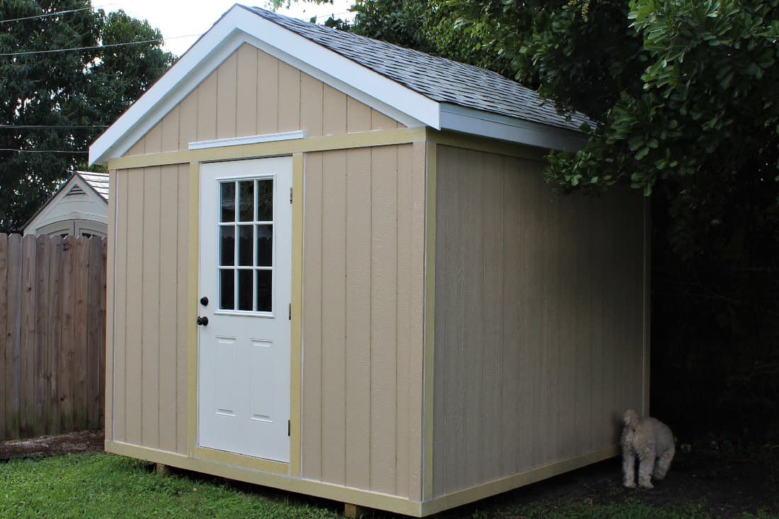 DIY project model backyard tool shed