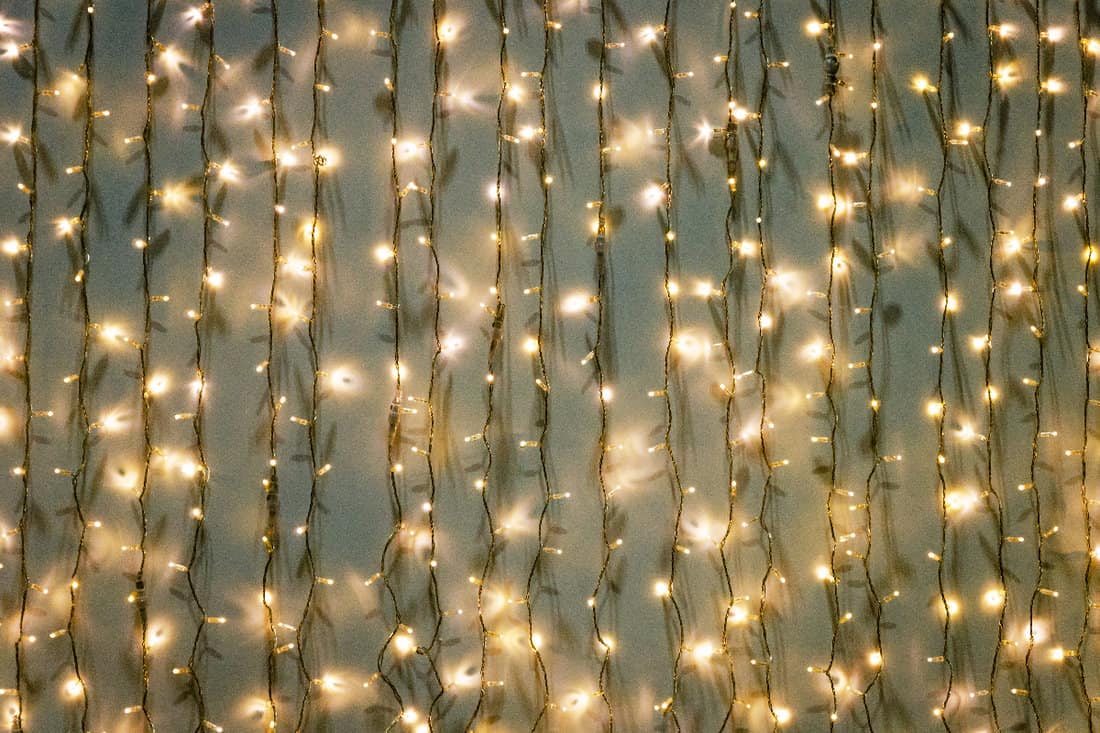 Fairy lights as an abstract background