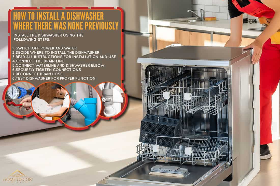 master-installing-dishwasher-kitchen-cabinet, How To Install A Dishwasher Where There Was None Previously