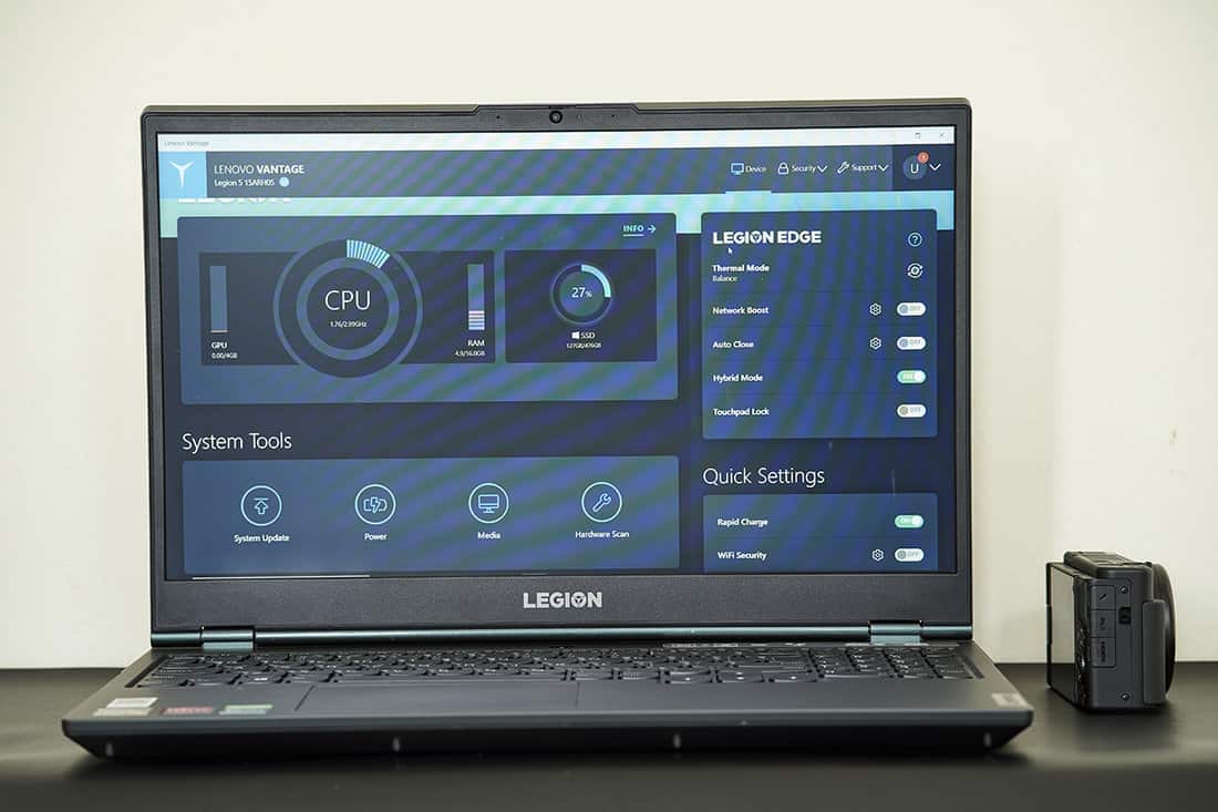 Lenovo vantage simplifies the PC experience on Lenovo Legion 5 gaming laptop
