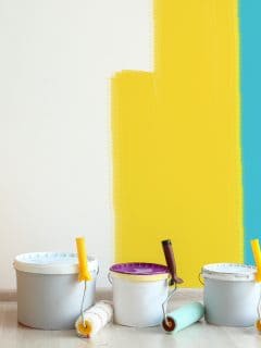 Set of tools for painting wall at home, What Sherwin-Williams Paint Is Best For Interior Walls?
