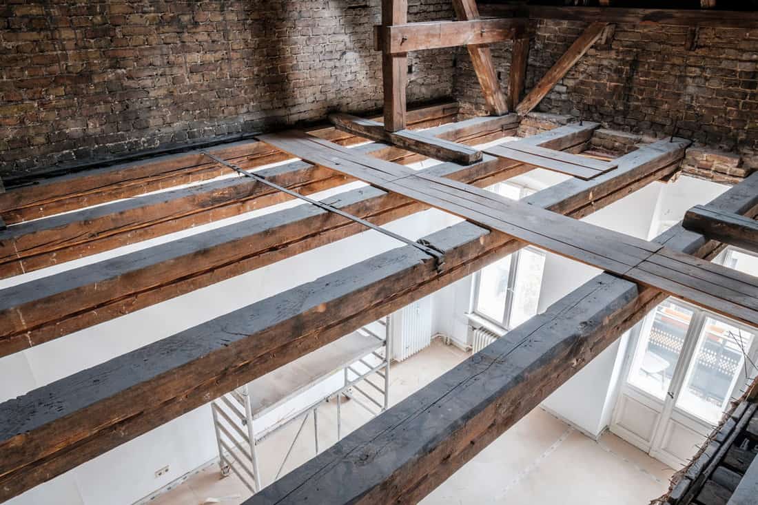 floor-beams-attic-loft-during-renovation