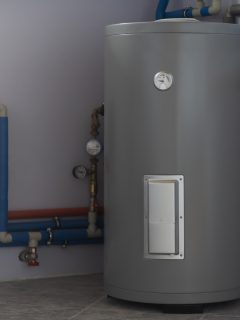 A boiler inside a room for the bathroom water heater, Should I Turn Off My Water Heater During A Power Outage?