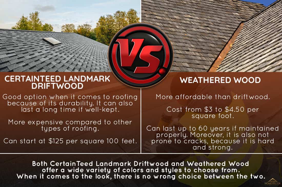 A comparison between Certainteed Landmark Driftwood and Weathered Wood, Certainteed Landmark Driftwood Vs Weathered Wood - Which Is Right For Your Home?