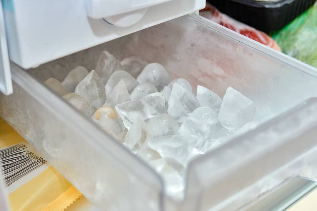 Freezer tray for freezing ice cubes in the freezer. Ice maker for refrigerators, household