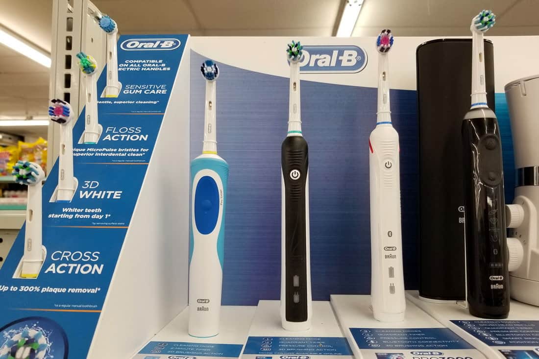 Oral-B lines of electric toothbrush