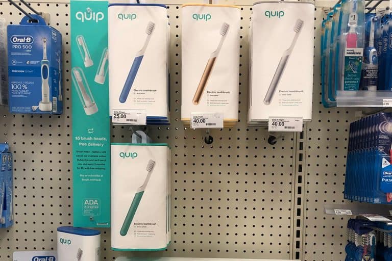 Quip electric toothbrush for sale at a target store, How To Replace Quip Battery, Head, & Floss [Simple Steps]