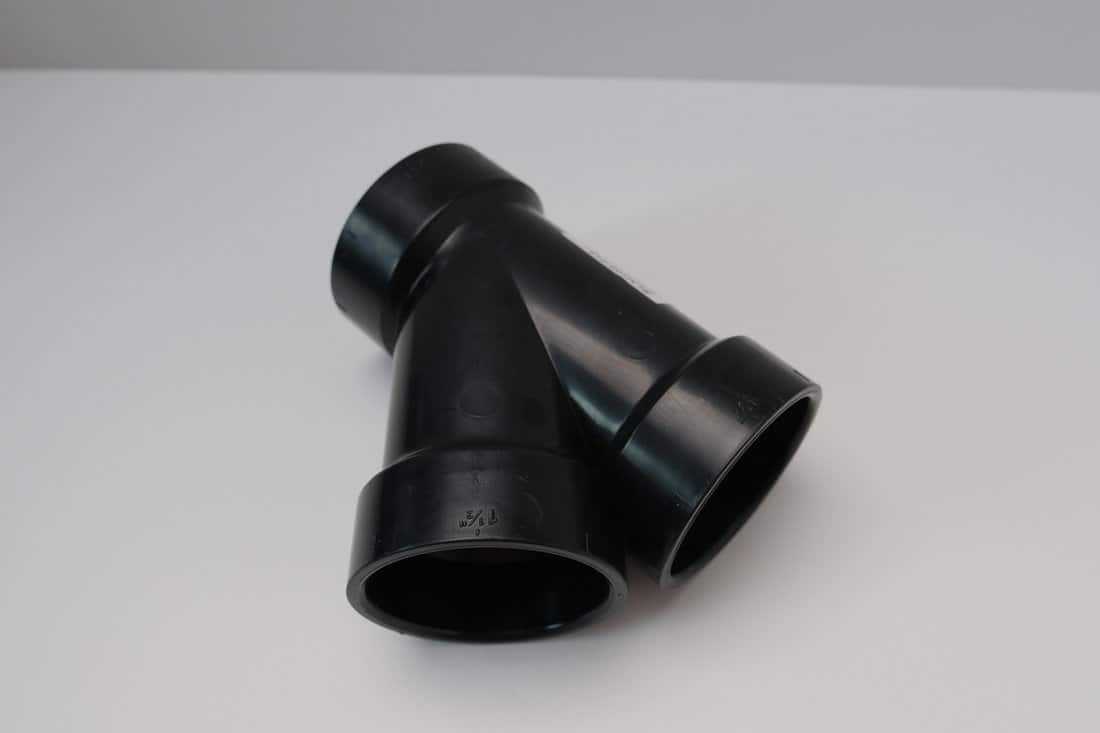 This is a sanitary tee used in plumbing drain system