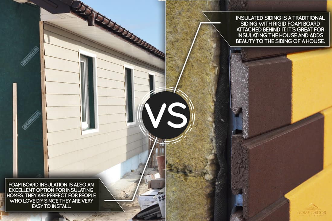 House wall insulation with rock wool and plastic siding boards, Insulated Siding Vs Foam Board: Which Is Better?