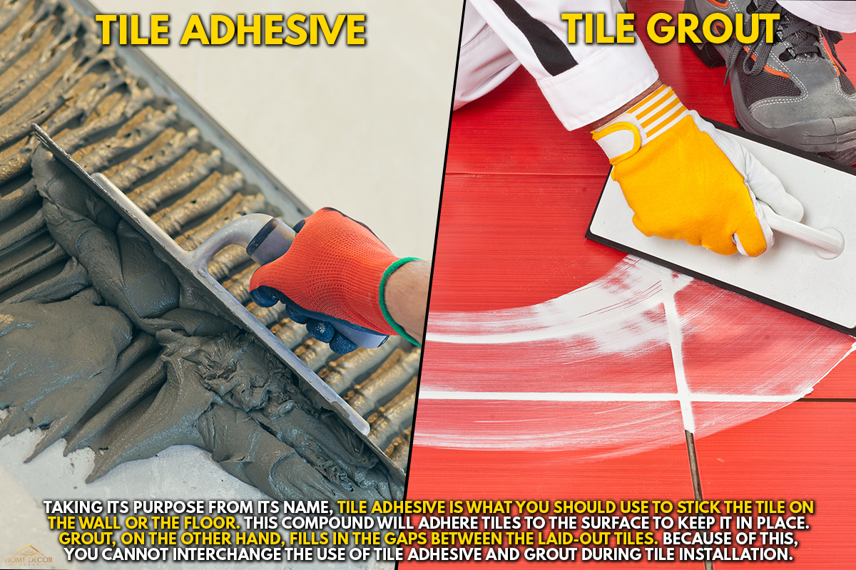 A comparison between Tile Adhesive and Tile Grout, Can You Use Tile Adhesive As Grout?