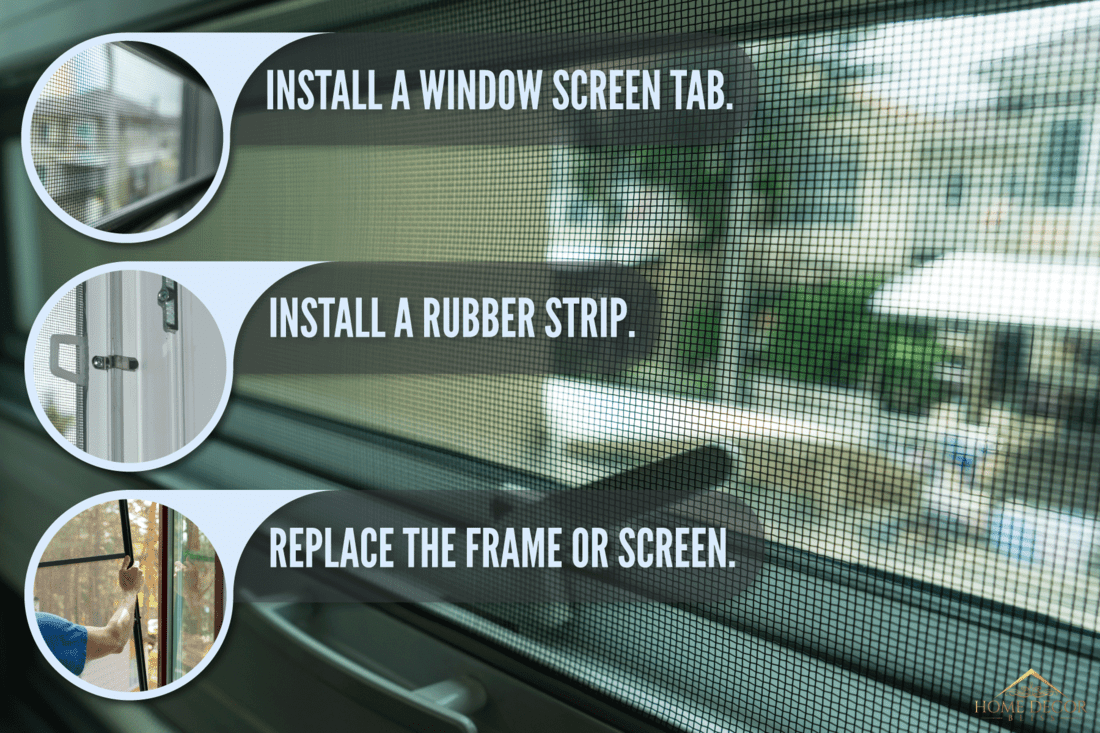 mosquito net wire frame window close up, How To Keep Window Screens From Popping Out