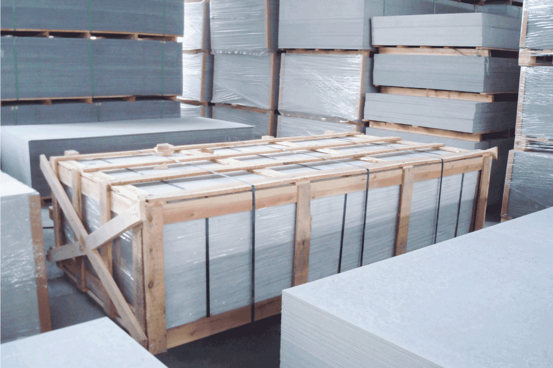 Indoor Factory Warehouse for Fiber Cement Board Storage