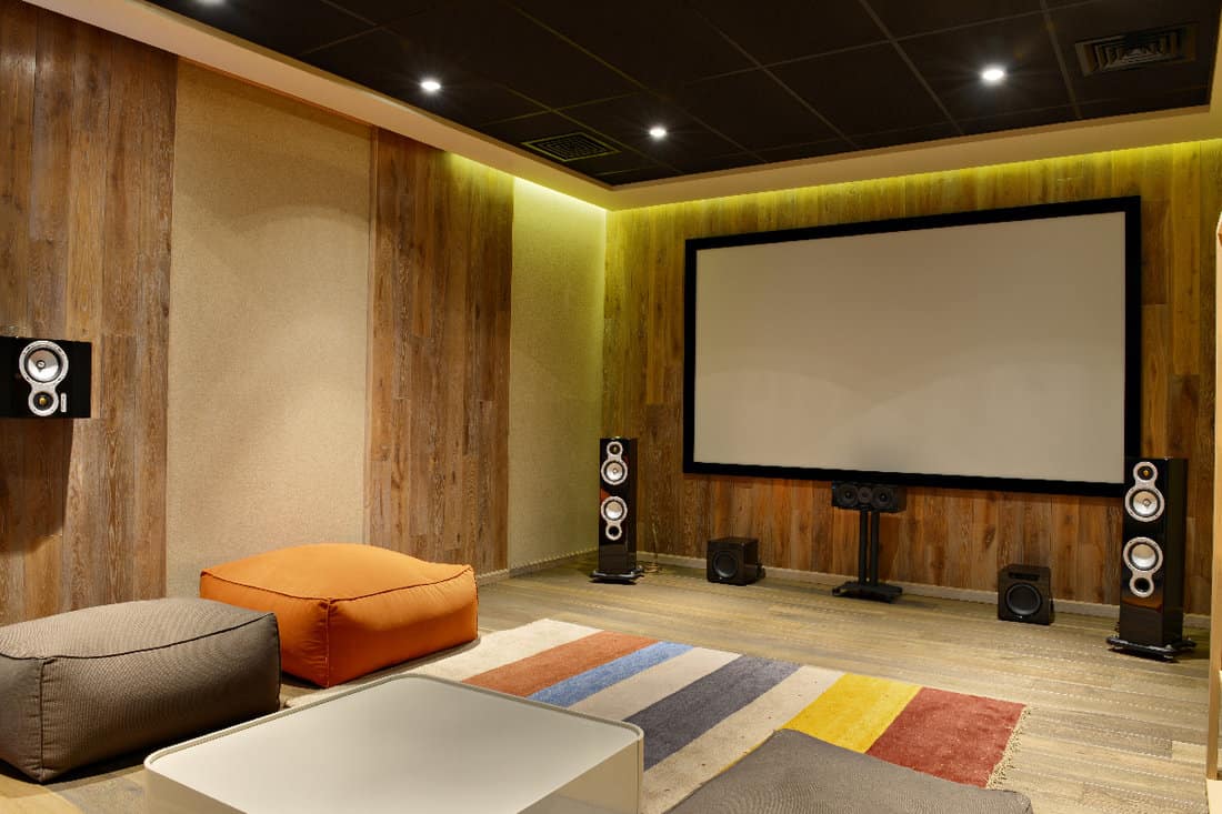 Luxurious home cinema