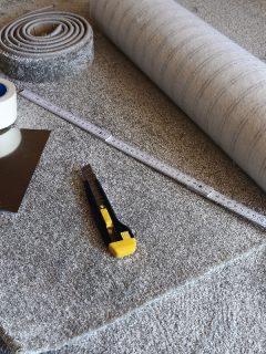 A new carpet is laid on the floor, How To Match Your Carpet For Repair