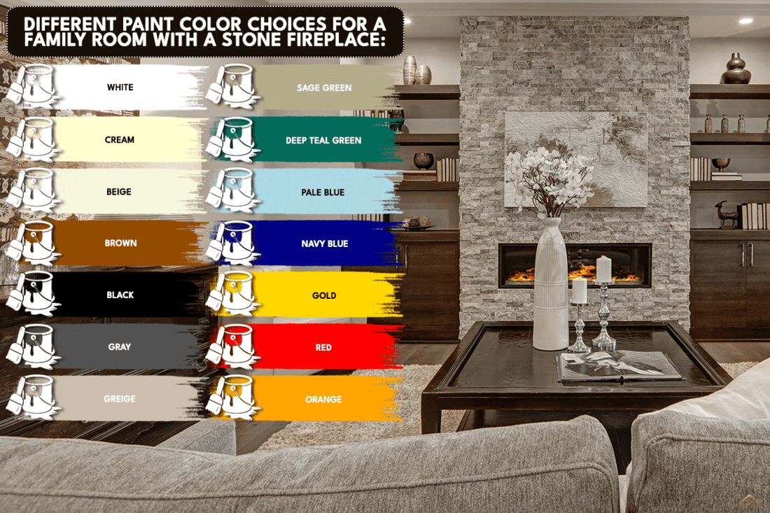 Paint color ideas for a family room with a stone fireplace, 14 Paint Color Ideas For A Family Room With A Stone Fireplace