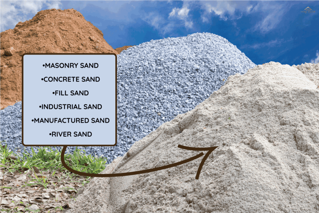 Stone, sand and mounds for construction. Can You Pour Concrete Over Sand