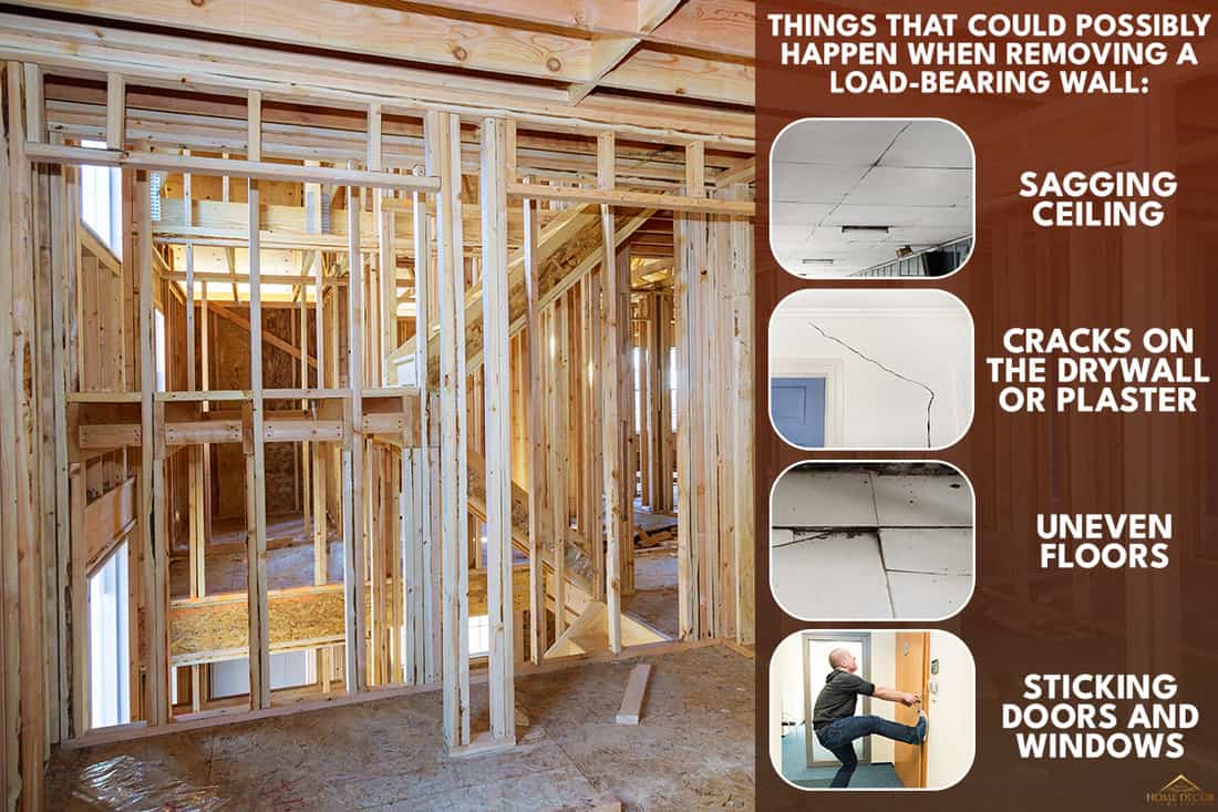 What happens if you accidentally remove a load-bearing wall