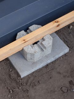 cement deck block foundation installed on, How To Use Concrete Deck Blocks [A Detailed Guide]