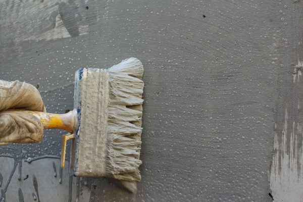 coat concrete wall cement polymer waterproofing, When To Apply Concrete Cure And Seal?