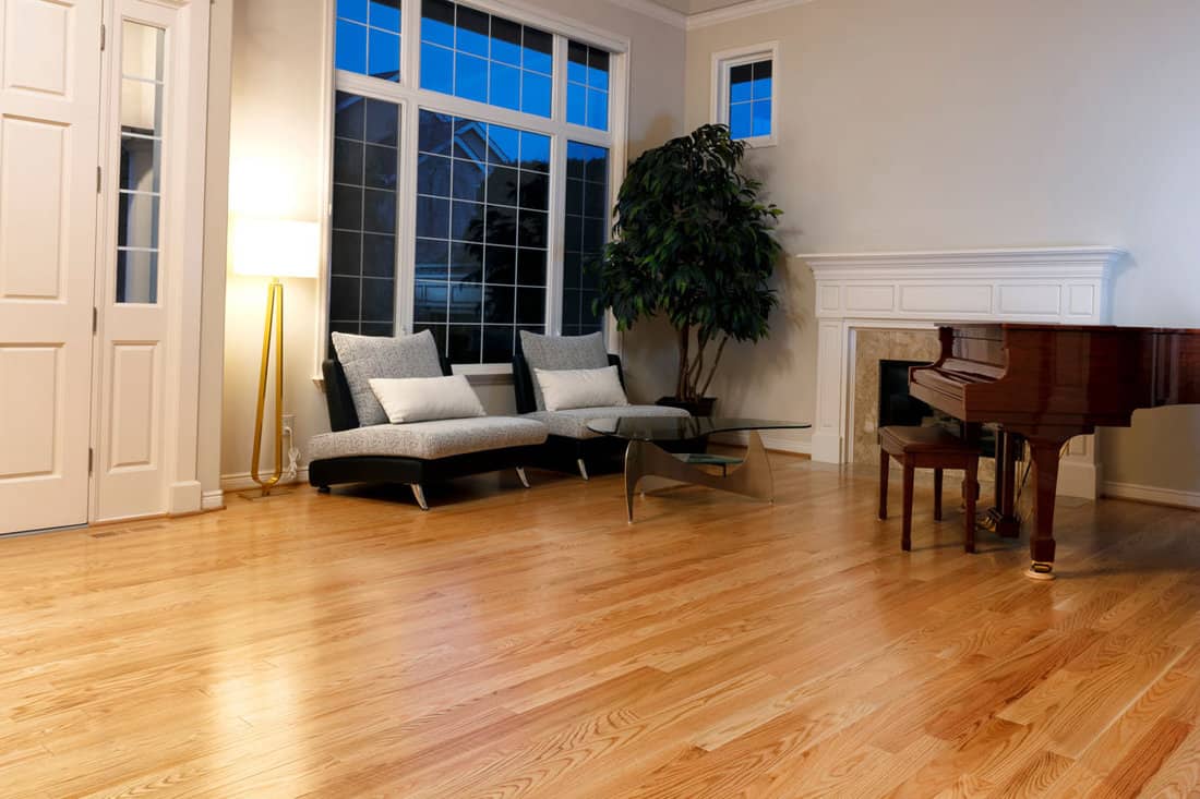 modern living room real oak hardwood