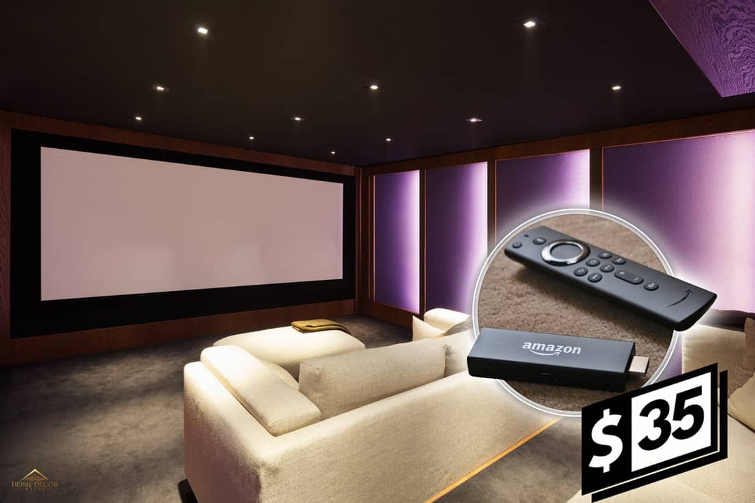 Home theater, luxury interior, comfortable divan and big screen, Why Is My Fire Stick Not Compatible For Home Theater?