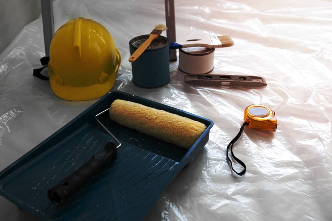 A safety tools painting work