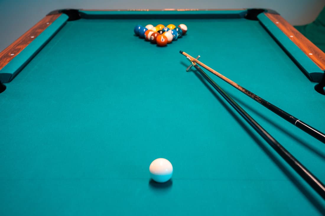 Billiard Balls and a Pool table