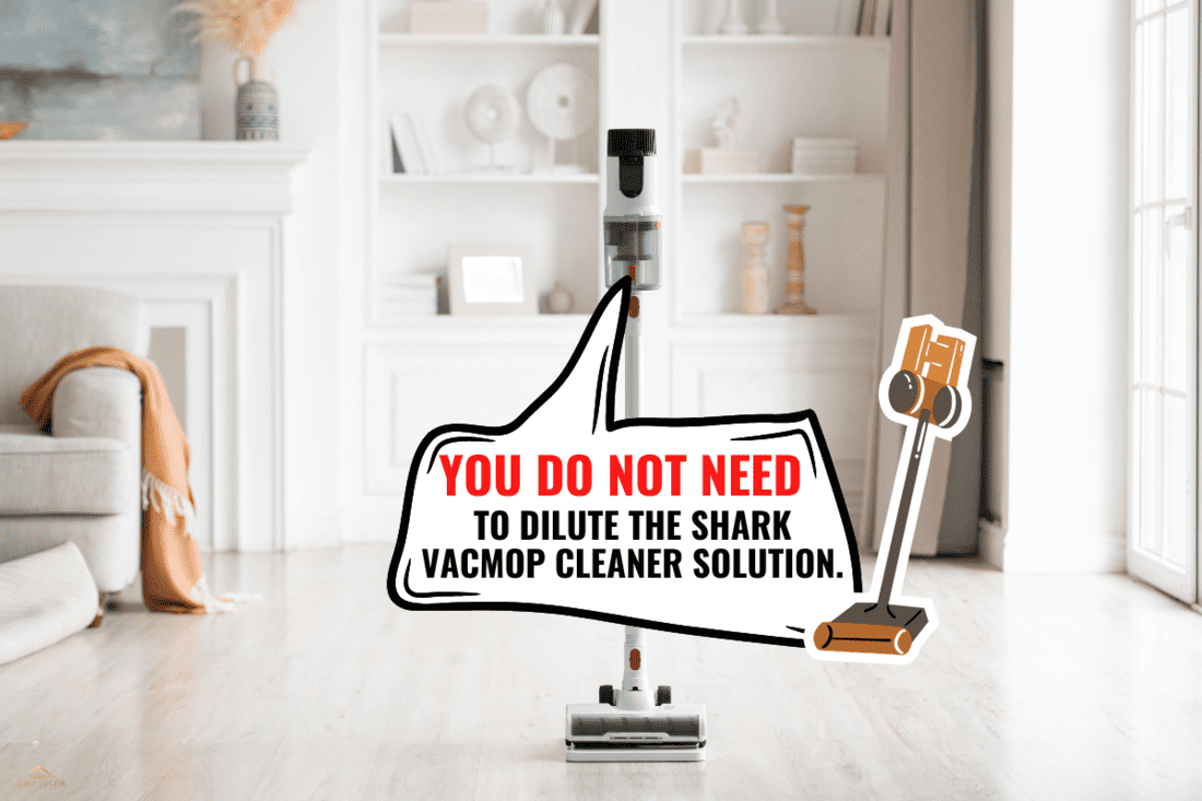 Close-up of wireless modern vacuum cleaner in light interior. House cleaning. - Do You Dilute Shark VACMOP Solution?