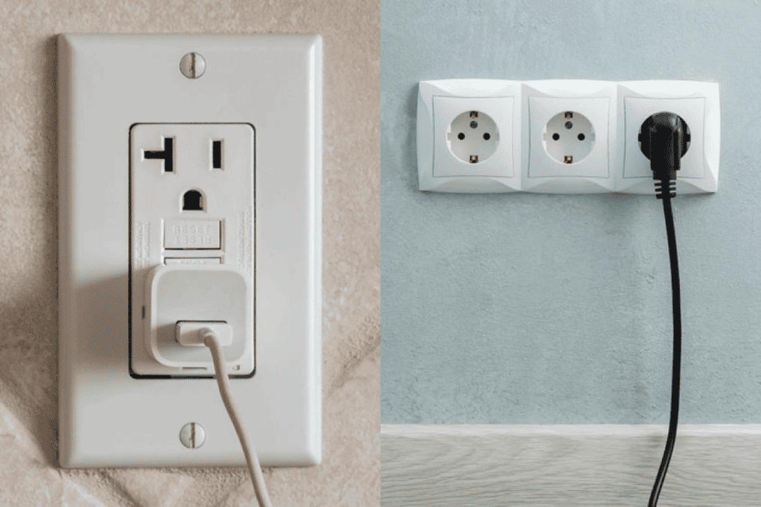 Difference between the two outlets one is larger outlet for larger appliances and the other is small, 110 Vs 220 Outlets: What Are The Differences? Which Do You Have/Need?