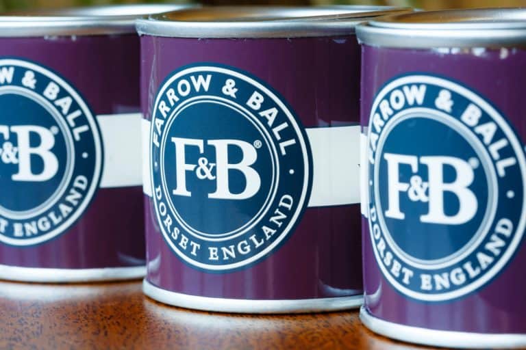 Farrow And Ball paint cans close up for house painting walls, Sherwin Williams Vs Farrow And Ball: Which To Choose?