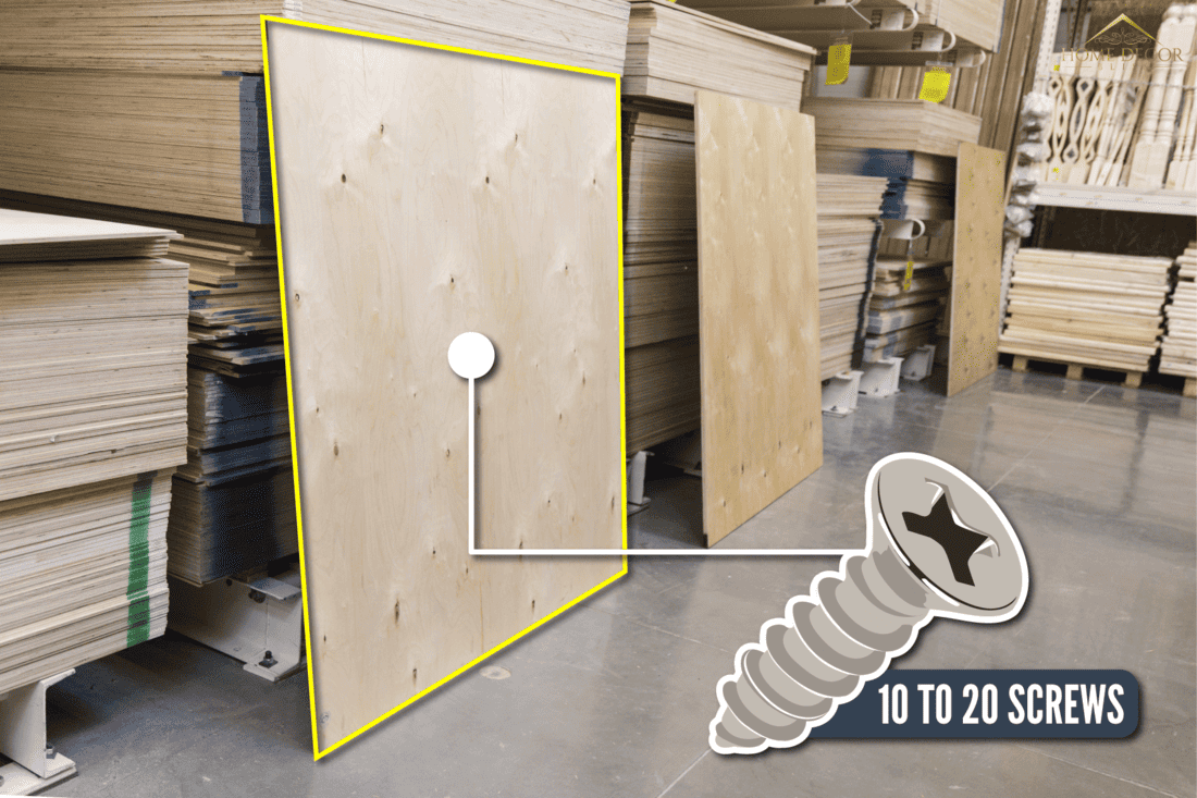 woodworking factory storage treated wood stacks, How Many Screws Per Kerdi Board?