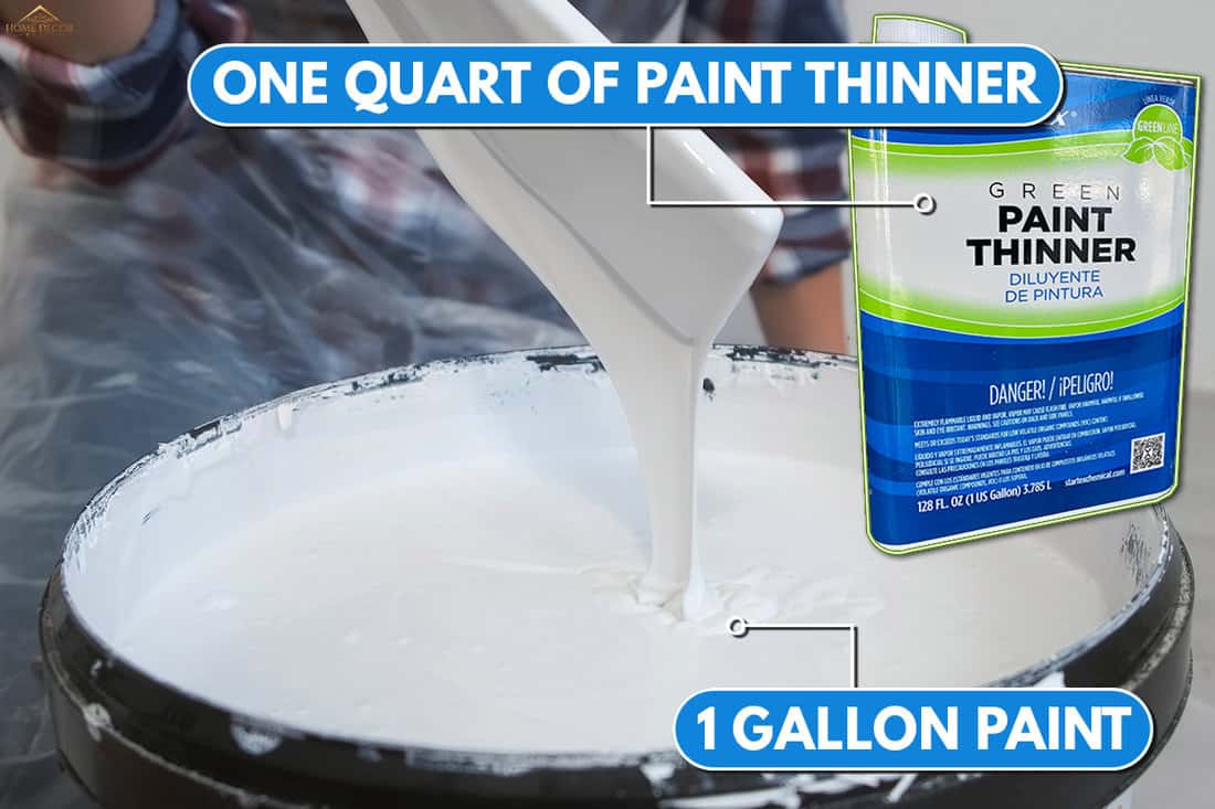 How much paint thinner should i use for a gallon of paint, How Much Paint Thinner Per Gallon Of Paint?