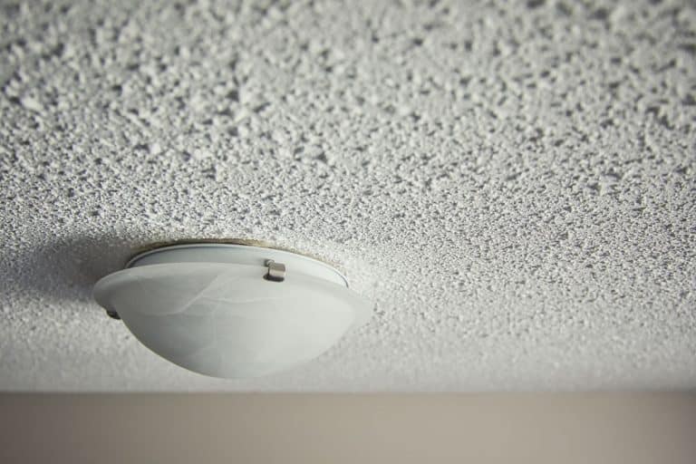Popcorn Ceiling with lighting fixture, What Color Paint Matches Popcorn Ceiling?