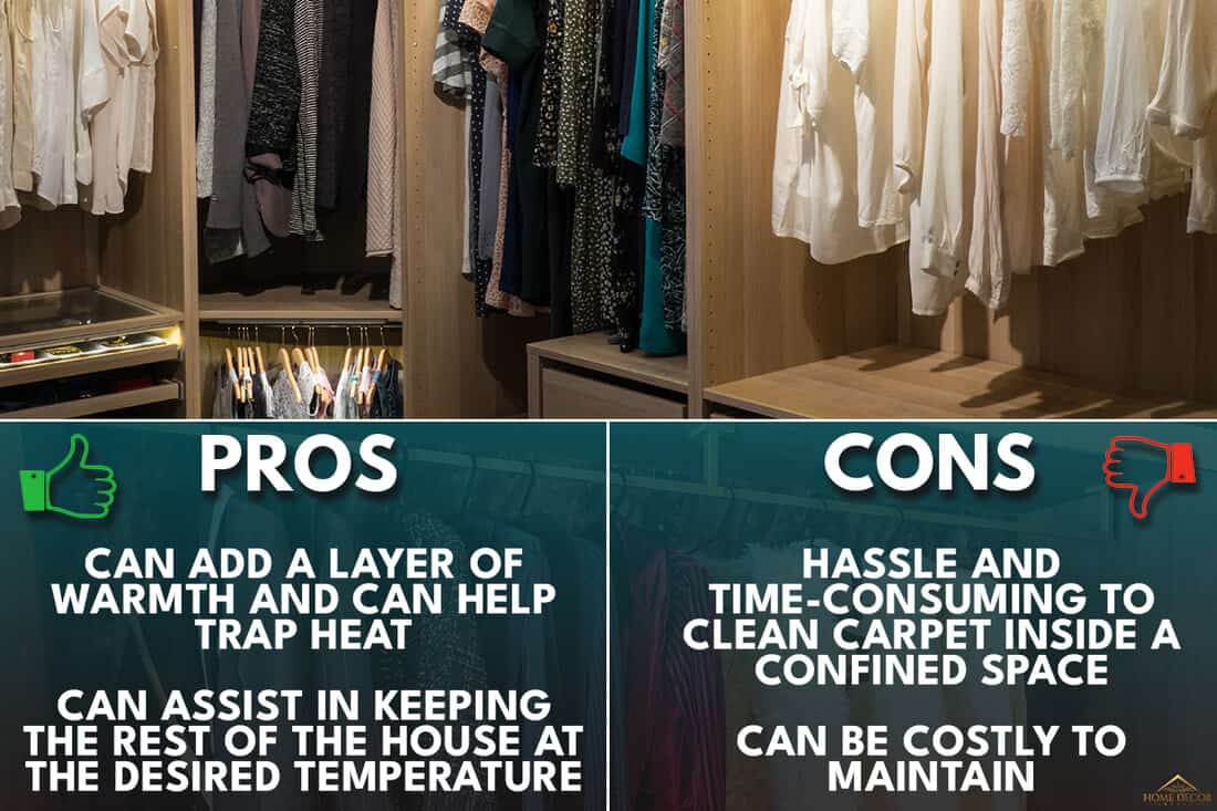 The pros and cons of putting carpeting in your closet, Should Closets Be Carpeted?