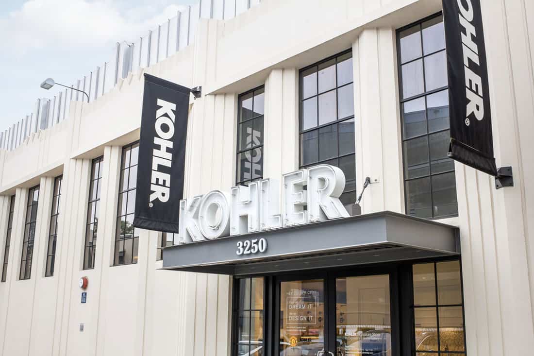 kohler sink brand store on the middle of the city