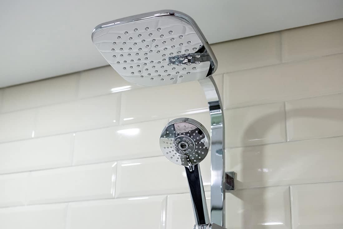 Modern simple bathroom shower head