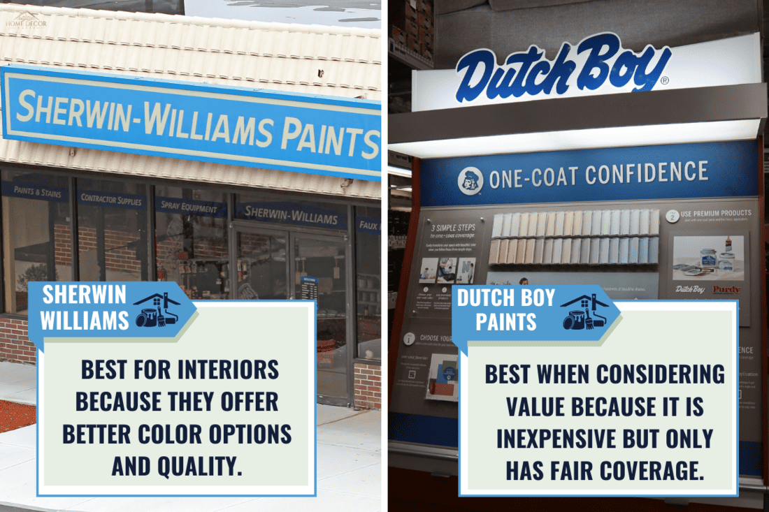  Paints retail store. - Sherwin Williams Vs Dutch Boy: Pros, Cons, & Differences