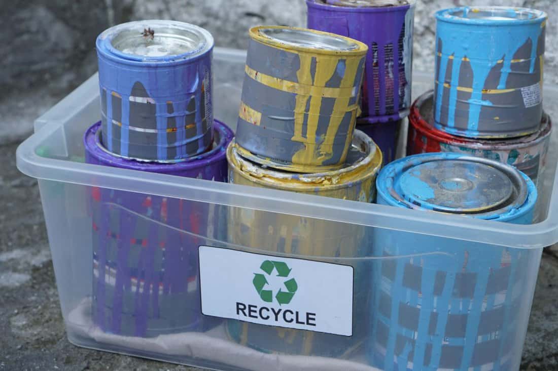 Store, Dispose Of, and Recycle Paint and Paint Cans