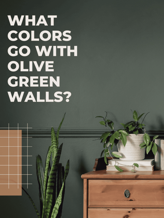 What Colors Go With Olive Green Walls?