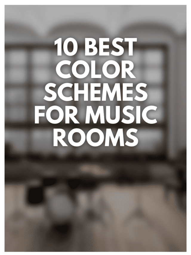 10 Best Color Schemes For Music Rooms