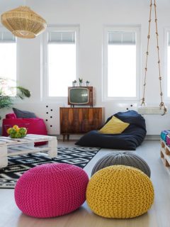 Retro,Colorful,Creative,Chillzone,In,Modern,Apartment
