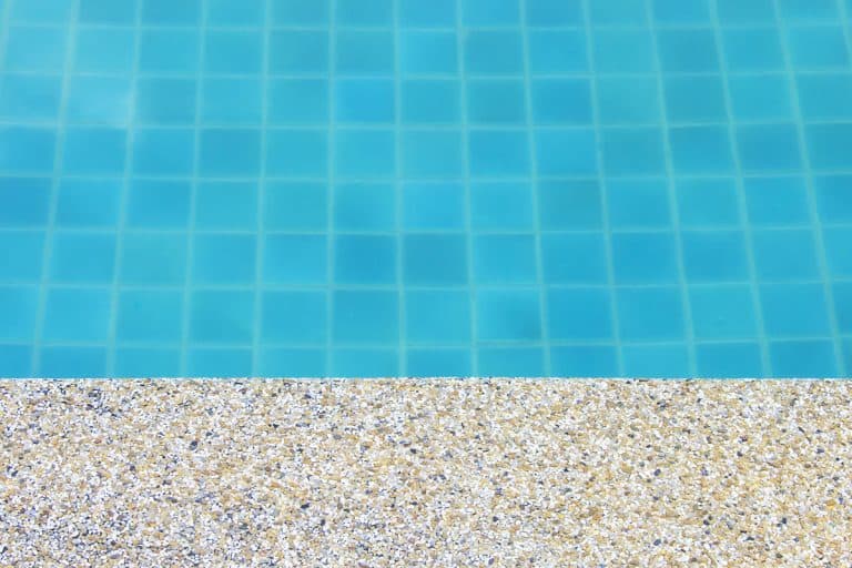edge of a swimming pool cemented with the design of a pebble, Pebble Tec Vs Pebble Sheen Vs Pebble Fina Pros & Cons: What's Different?
