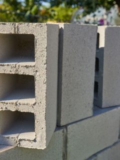 worker builds cinder block wall new house building, Can You Use Tapcons In Cinder Block?
