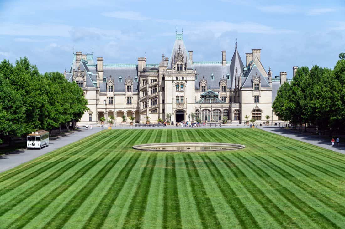 June 2020. A view on Biltmore Estate a historic house museum and tourist attraction in Asheville, North Carolina.