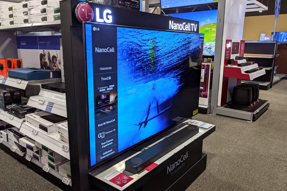  LG NanoCell TV 4K TV ThinQ Display 