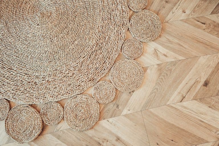 Jute braided home spiral rug background texture pattern top view, Are Jute Rugs Soft?