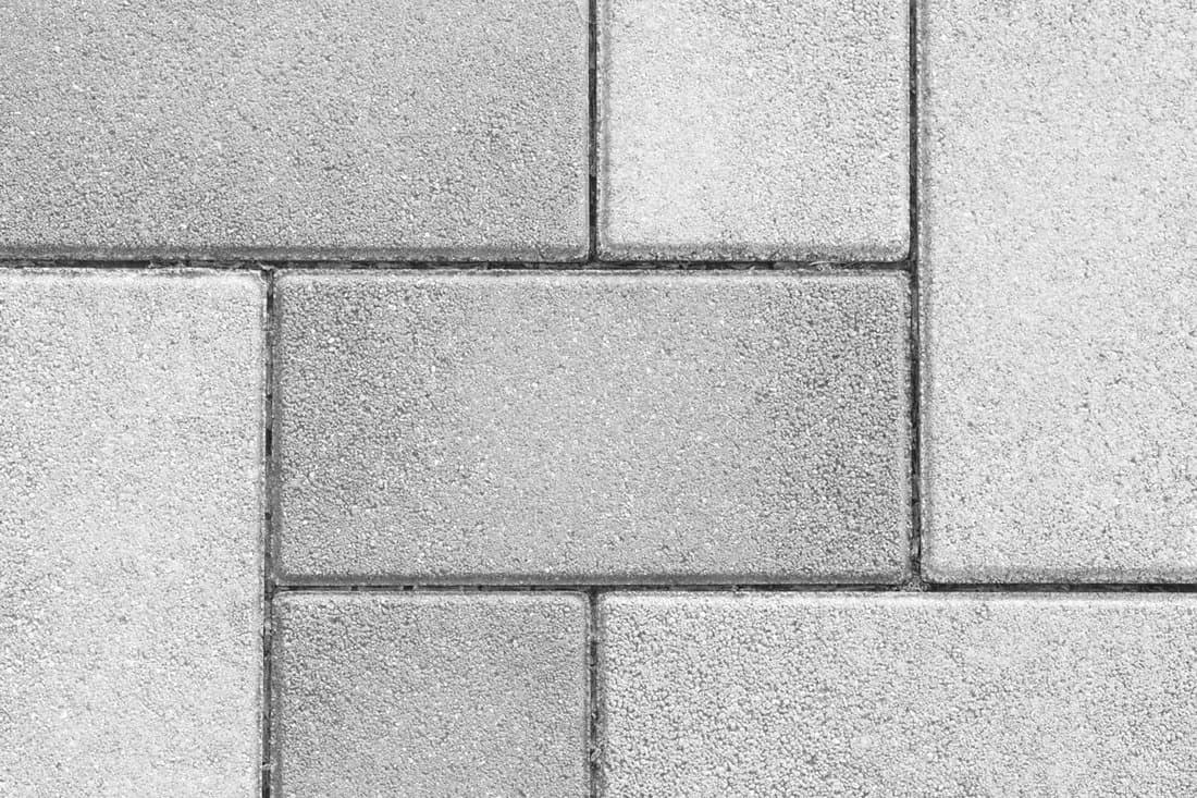 Outdoor concrete block floor background and texture
